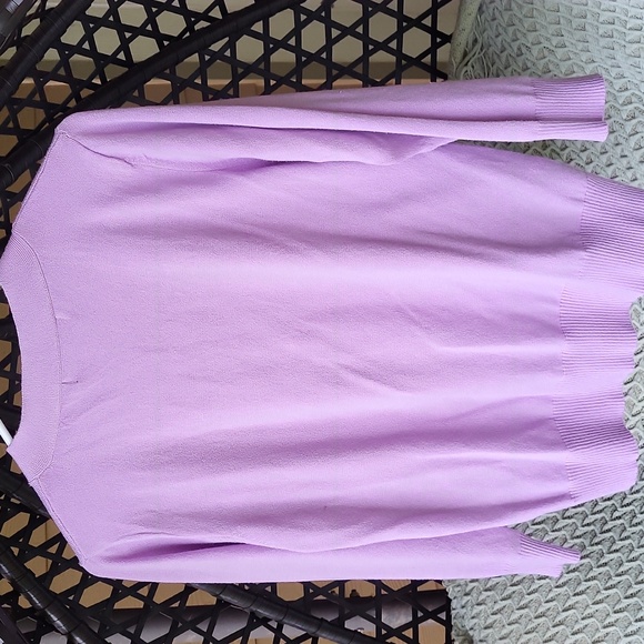 Lilac Tie-bow MAK Cardigan Sweater - Picture 5 of 8